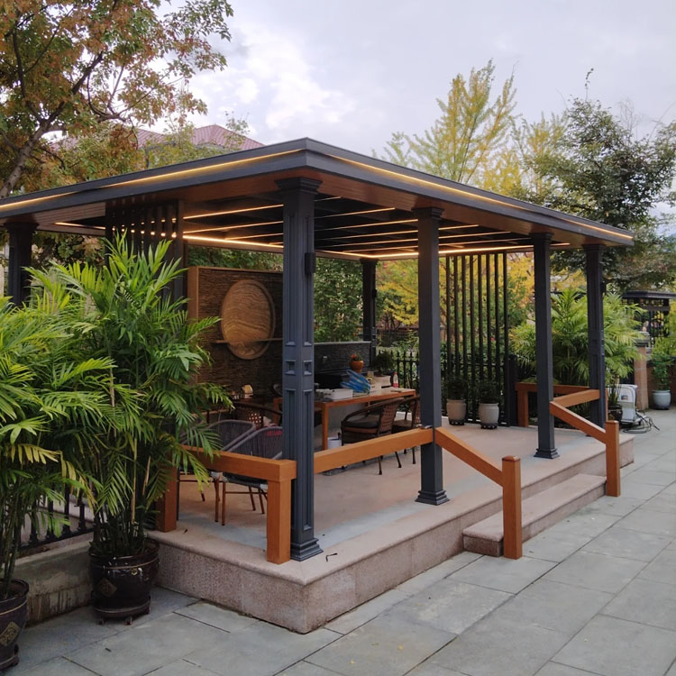 庭院怎么设计？赶紧建个铝合金凉亭吧！