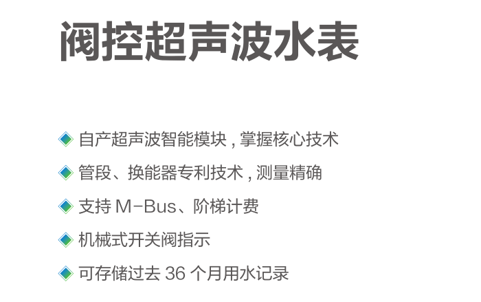阀控超声波水表