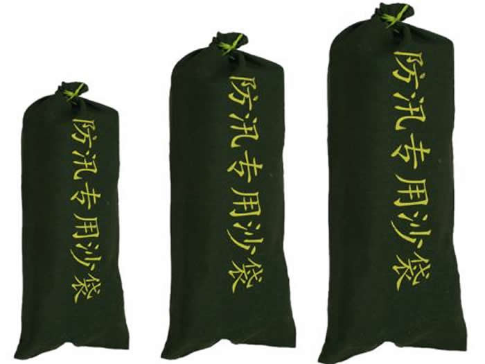 Sandbags for flood control