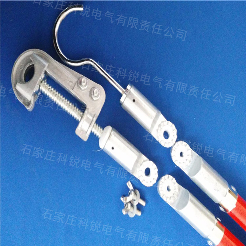 卡线钩两用操作杆