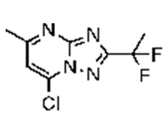 7-chloro-2-(1,1-difluoroethyl)-5-methyl-[1,2,4]triazolo[1,5-a]pyrimidine