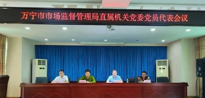 万宁市市场监督管理局直属机关党委召开党员代表大会