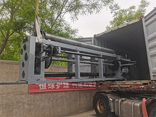 細絲六角網機發貨