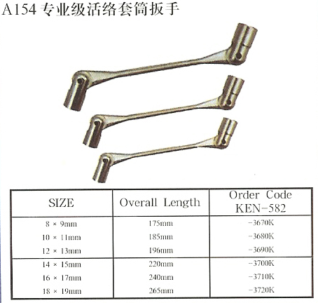 专业级活络套筒扳手