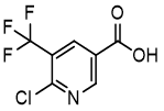 6-chloro-5-(trifluoromethyl)nicotinic acid   2-氯-3-三氟甲基吡啶-5-甲酸