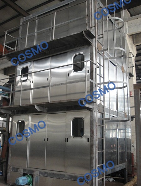 Totally enclosed drying machine for stainless steel
