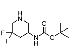 tert-butyl (5,5-difluoropiperidin-3-yl)carbamate