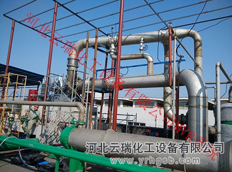 我公司為某公司設(shè)計制作的mvr蒸發(fā)器一次試車成功