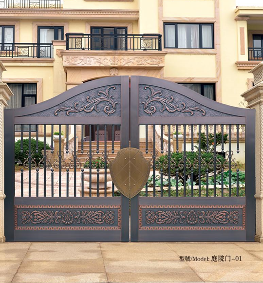 豪華庭院銅門
