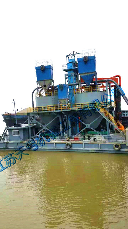 Bulk cement metering and shipping system of Jiujiang South Cement Wharf