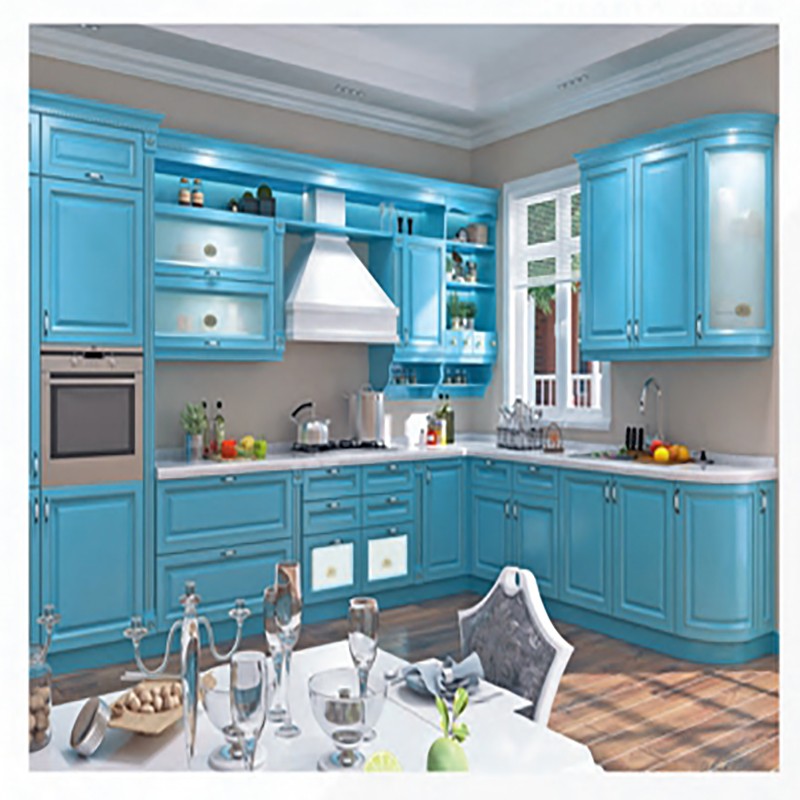 天蓝清爽型橱柜