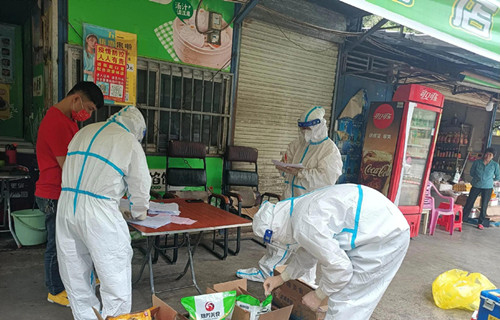 五指山市开展进口冷链食品疫情防控应急演练