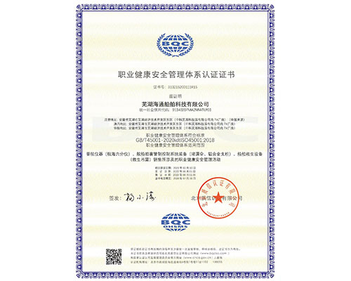 職業健康安全管理體系