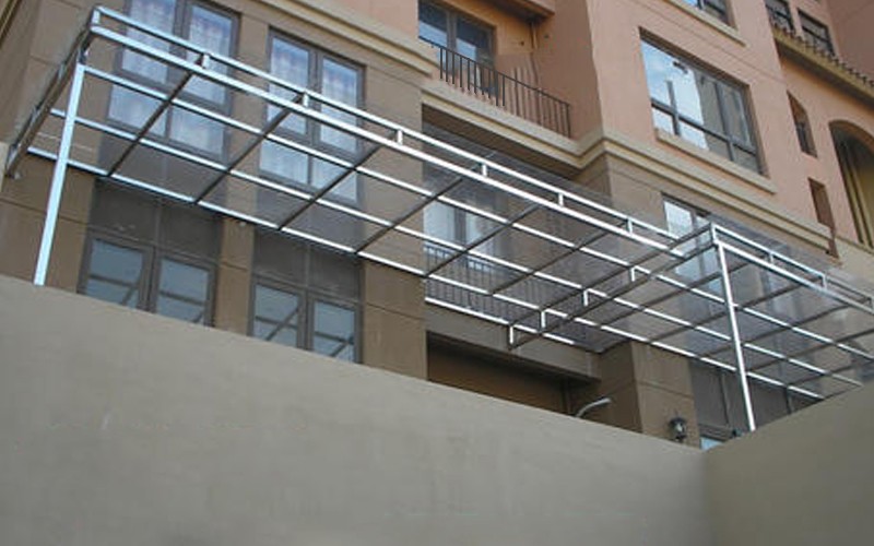 阳台亮瓦雨棚安装案例