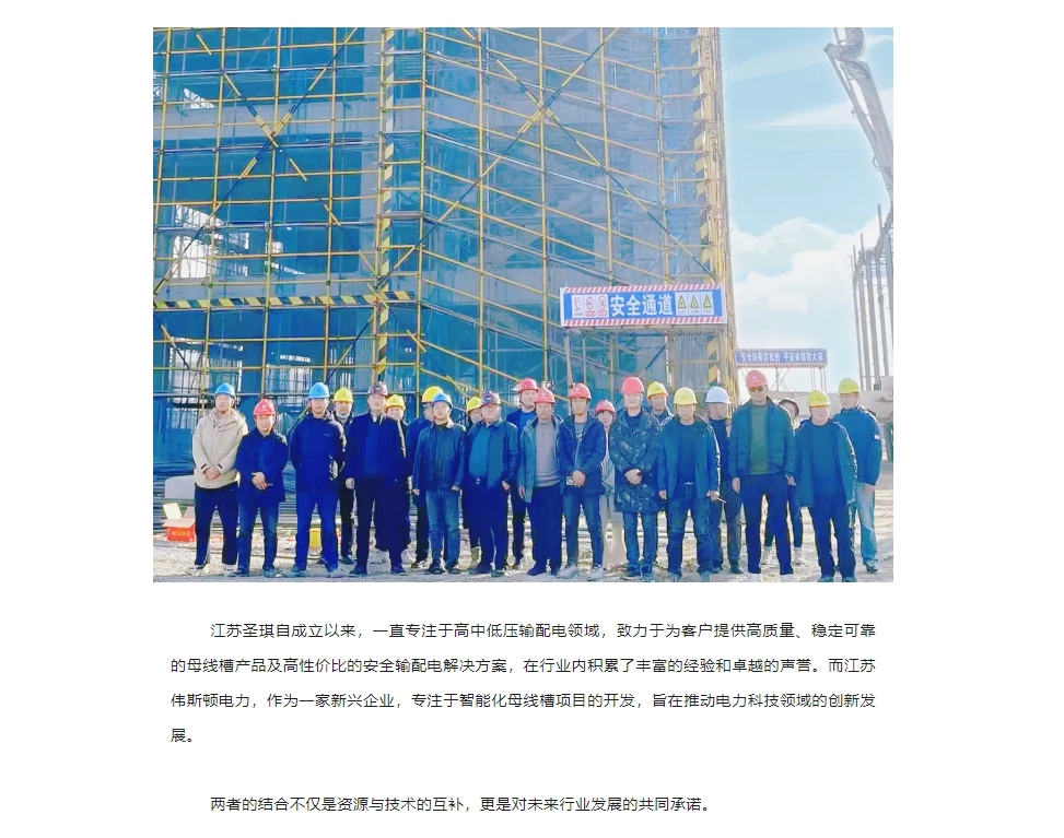 江蘇圣琪&江蘇偉斯頓電力 —— 喜迎元旦，封頂大吉！