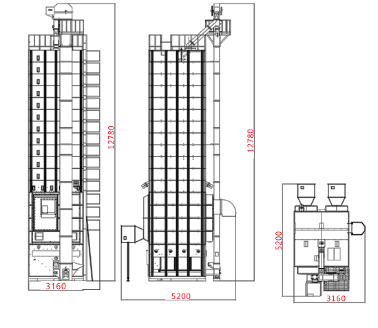 5HXG-22A型横流谷物干燥机