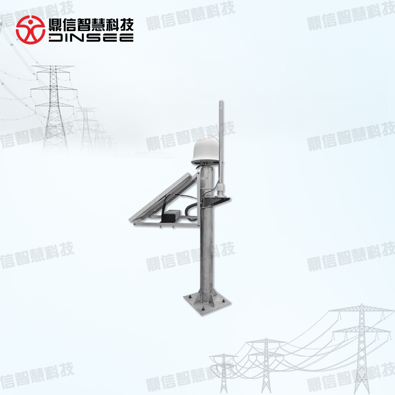 Online monitoring device for transmission line slopes