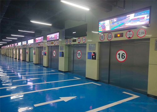 濟(jì)南某立體車庫自動門項(xiàng)目