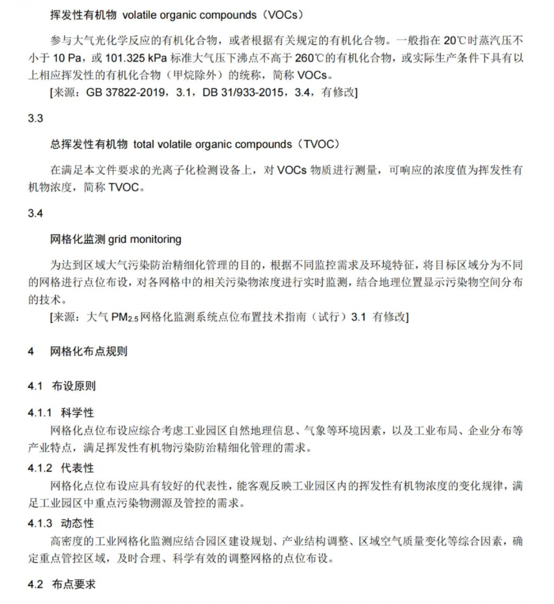 VOC检测仪新规来了，工业园区测定环境空气及废气无组织排放VOCs浓度将有规可依！