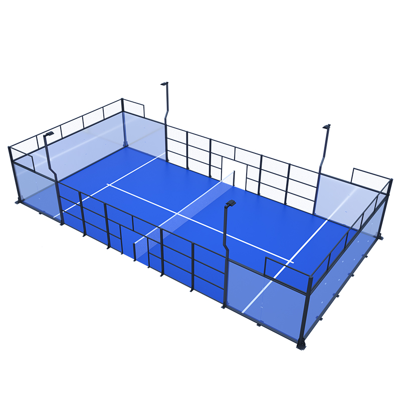 Panoramic padel court