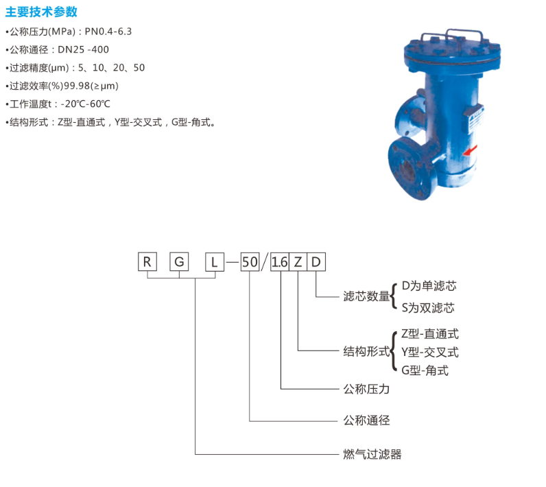 燃气过滤器
