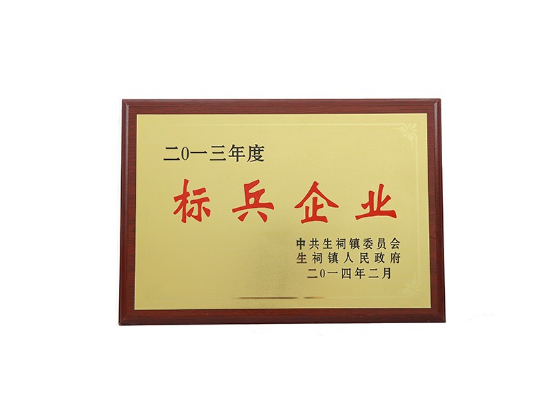 2013年度（dù）標兵企業
