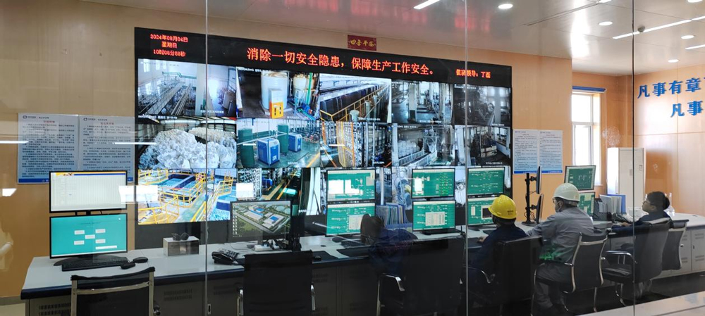 河北蕓豪科技有限公司一行人員到門克慶煤礦礦井水深度處理廠參觀學習