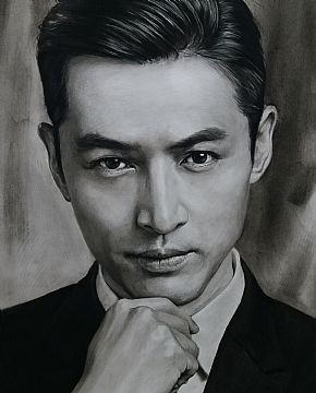 素描五官人像