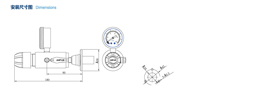 RT10W系列单级小流量减压器的安装方法