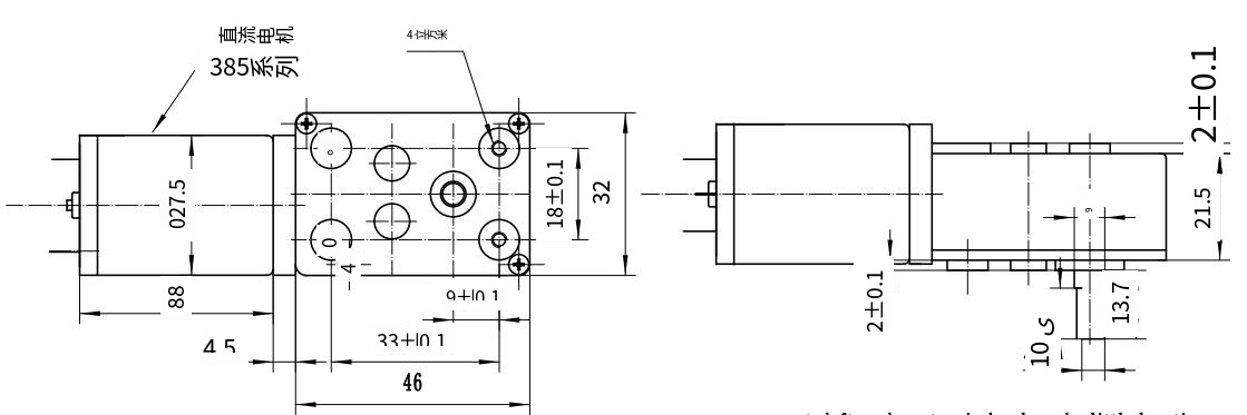 帶蝸輪箱的直流電機(jī)，用于機(jī)器人和玩具