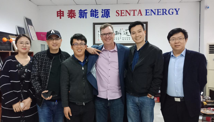 American customers visit SENTA in March, 2018