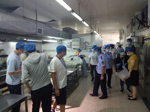 海口市场监管局龙华分局开展高考食品安全保障模拟演练