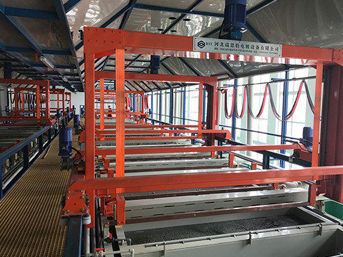 Copper plating production line