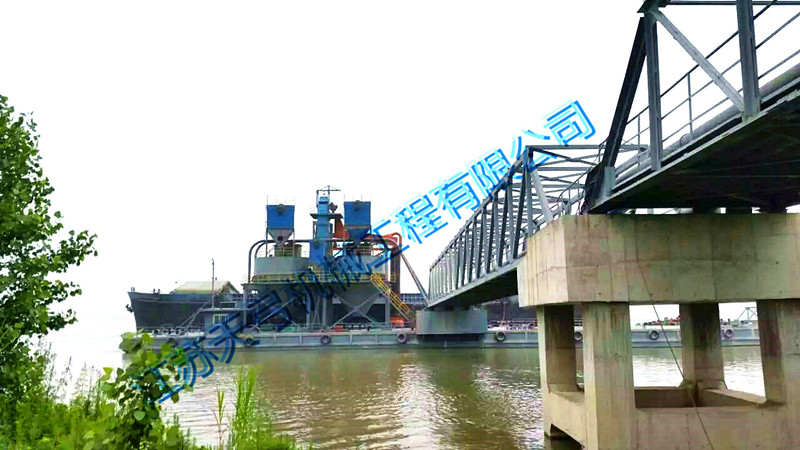 Bulk cement metering and shipping system of Jiujiang South Cement Wharf