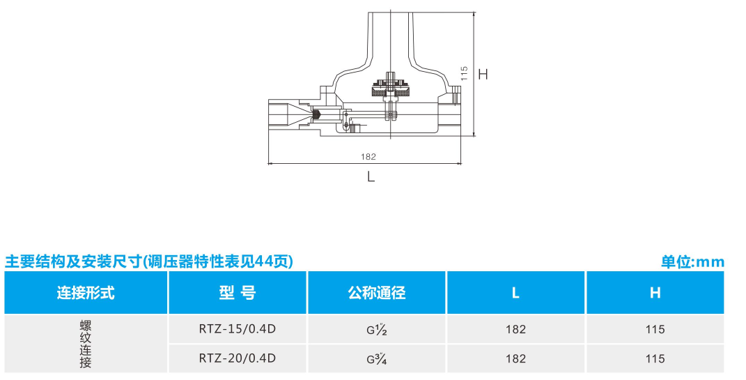 RTZ-*/0.4D系列燃气调压器