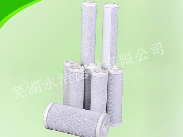 售水機濾芯cto壓縮炭濾芯20寸燒結碳棒濾芯