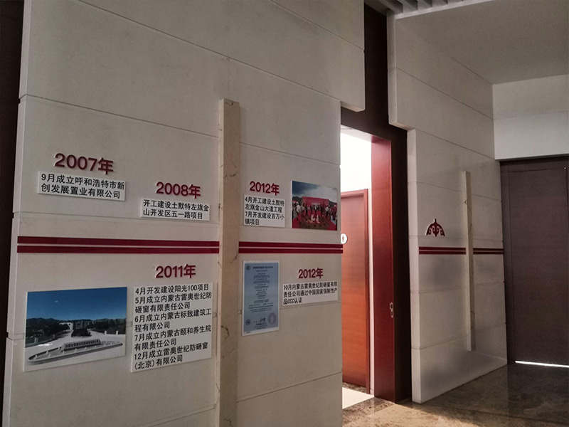 内蒙古标志集团党建、企业文化墙施工