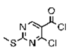 4-chloro-2-(methylthio)pyrimidine-5-carbonyl chloride