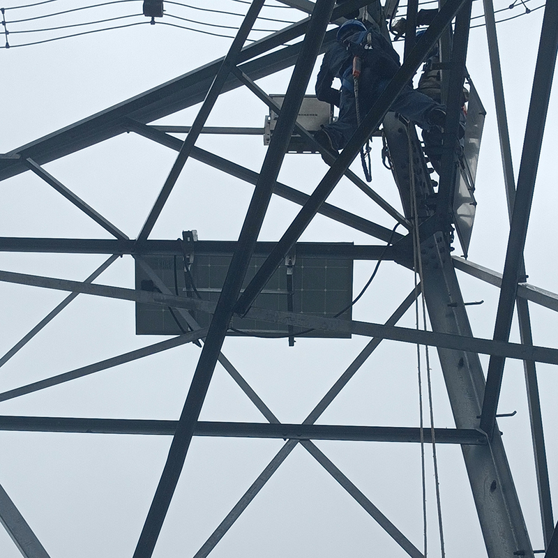 2023.10.19 輸電線路在線監(jiān)測(cè)裝置（AI球機(jī)）設(shè)備安裝案例