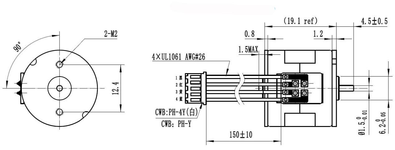 20mm永磁步進(jìn)電機(jī)可與變速箱配套