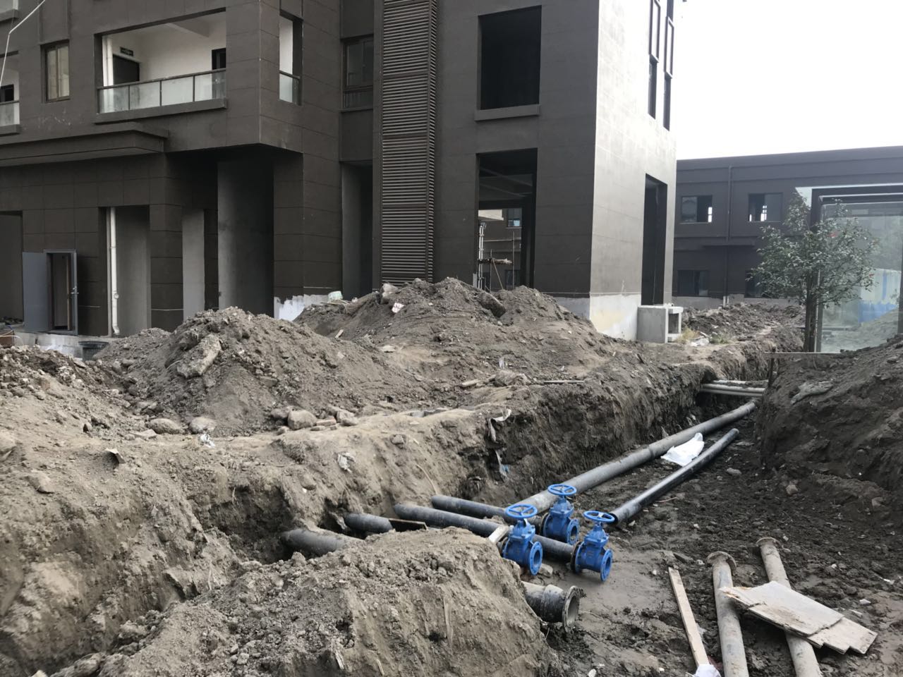 安裝施工現場