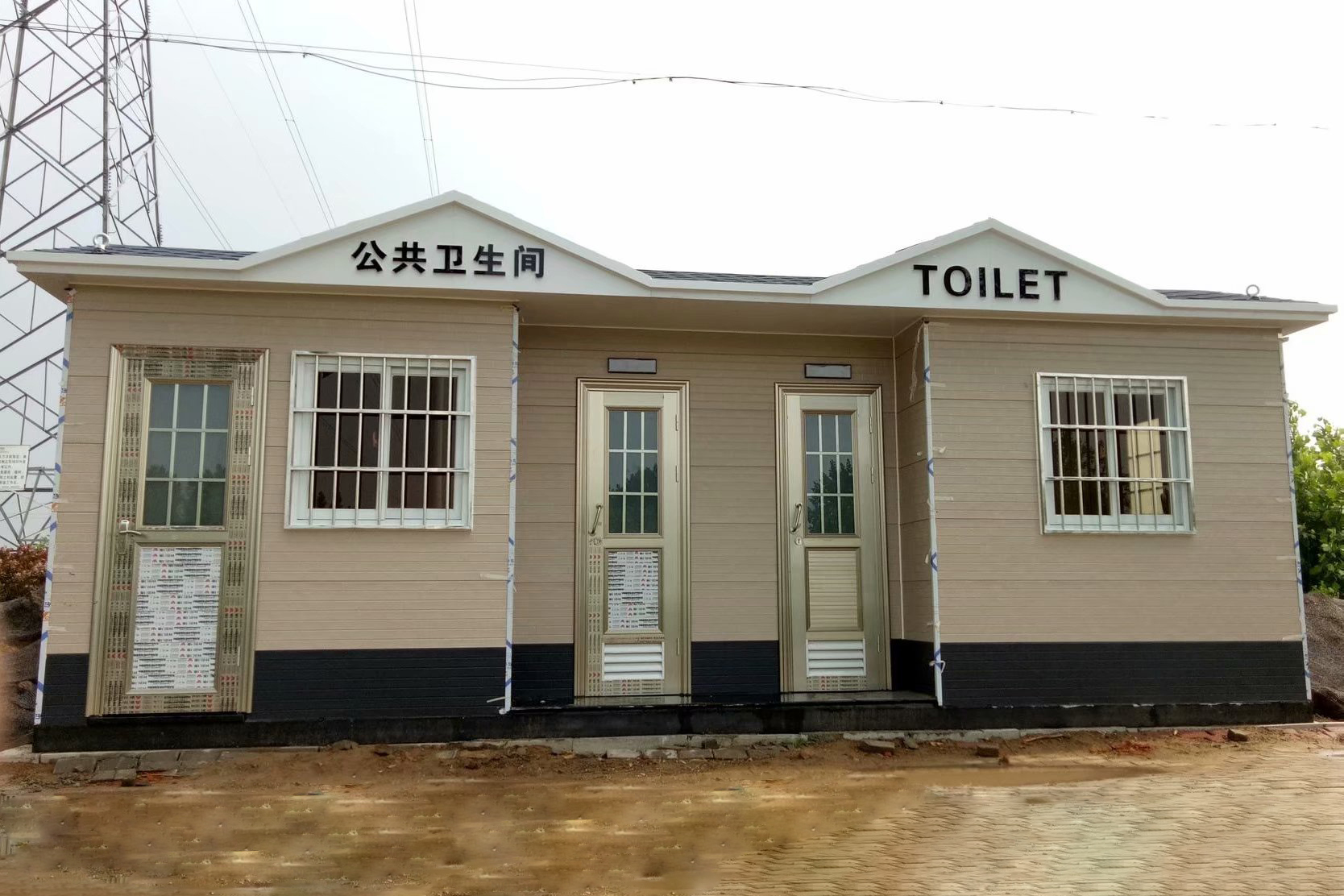 內蒙古移動環保廁所小巧又美觀，不但環保而且安裝便利
