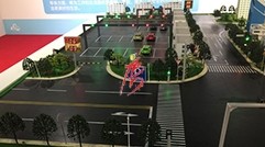 山西沙盤——地面停車場場景演示