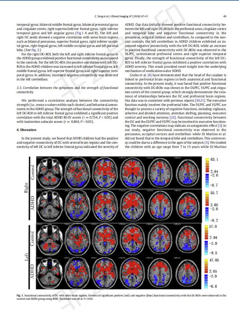 Altered patterns of resting-state functional connectivity between...