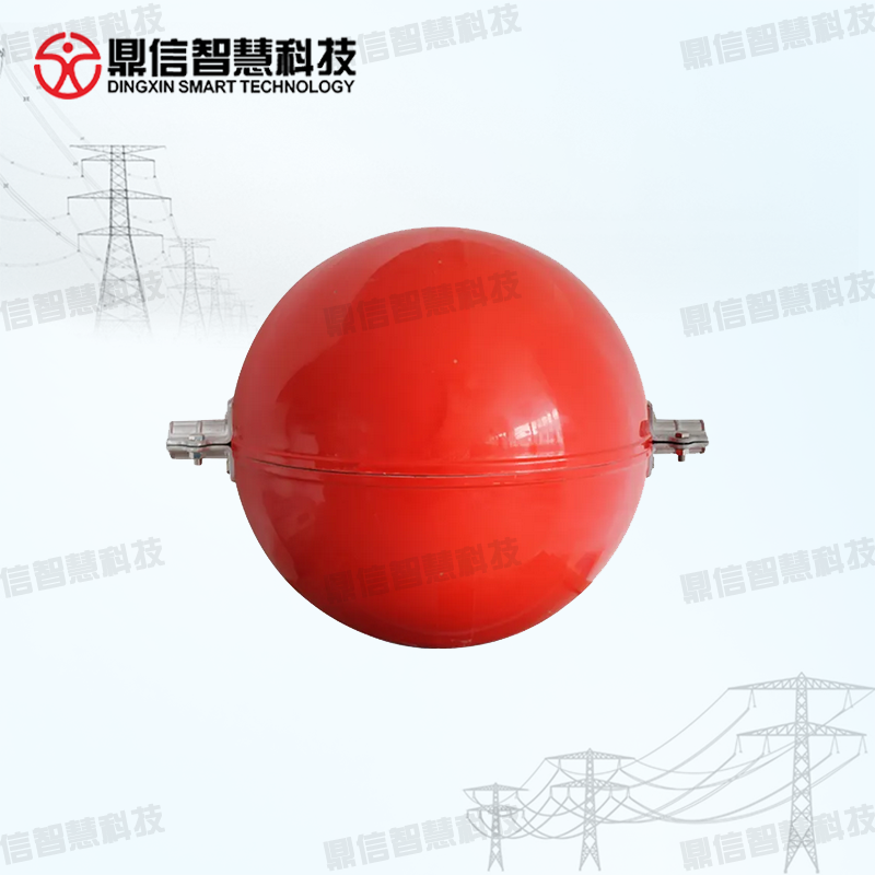 Warning ball against external breakage of high-voltage line