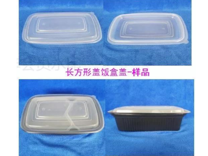 Rectangular lid lunch box lid