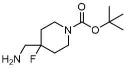 tert-butyl 4-(aminomethyl)-4-fluoropiperidine-1-carboxylate