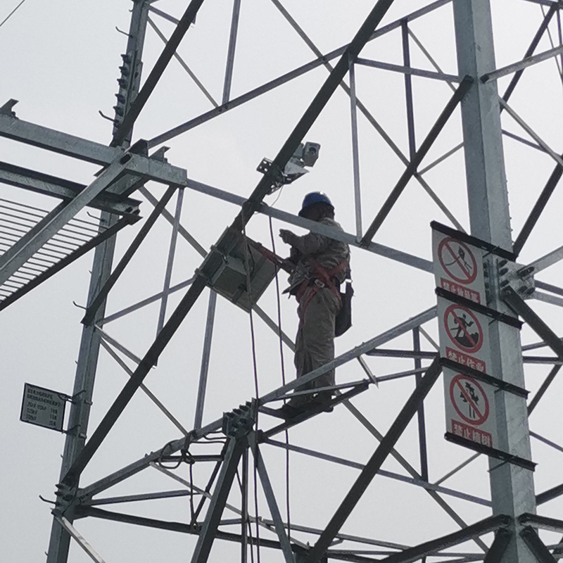 2023.08.09 架空線路圖像視頻監測裝置（雙光球機） 設備安裝案例