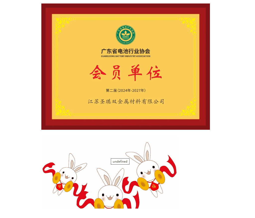 熱烈祝賀：江蘇圣琪加入廣東省電池行業(yè)協(xié)會！