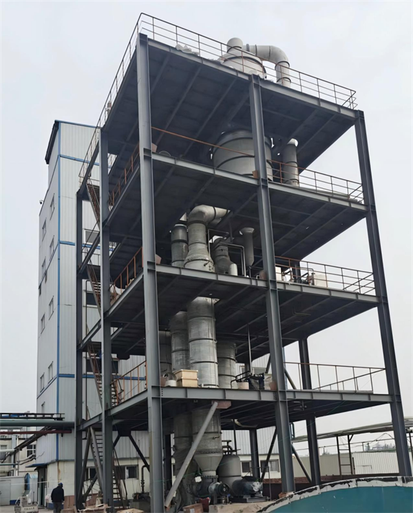 20TMVR蒸发器安装完毕调试中